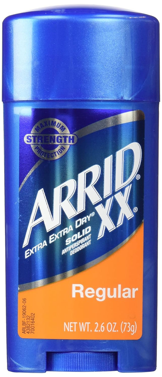 Arrid Regular Solid Deodorant, 2.6 oz