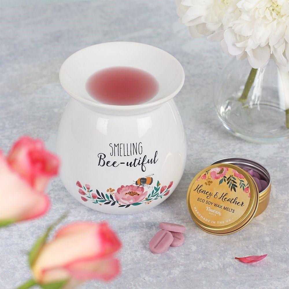 Smelling Bee-utiful Wax Melt Burner Gift Set
