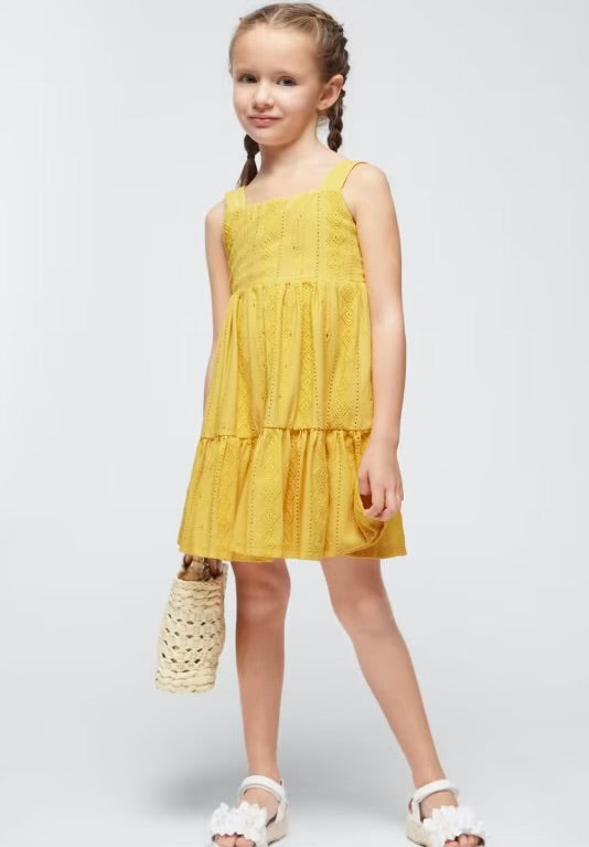 Openwork Dress, Honey