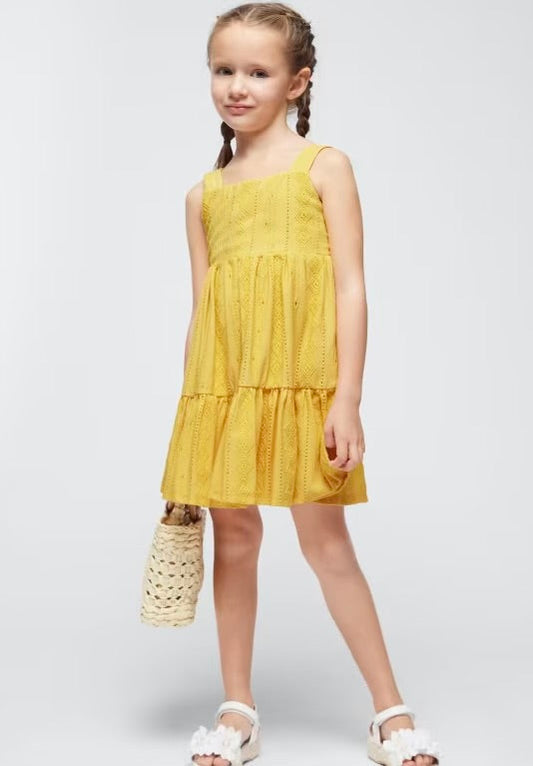 Openwork Dress, Honey