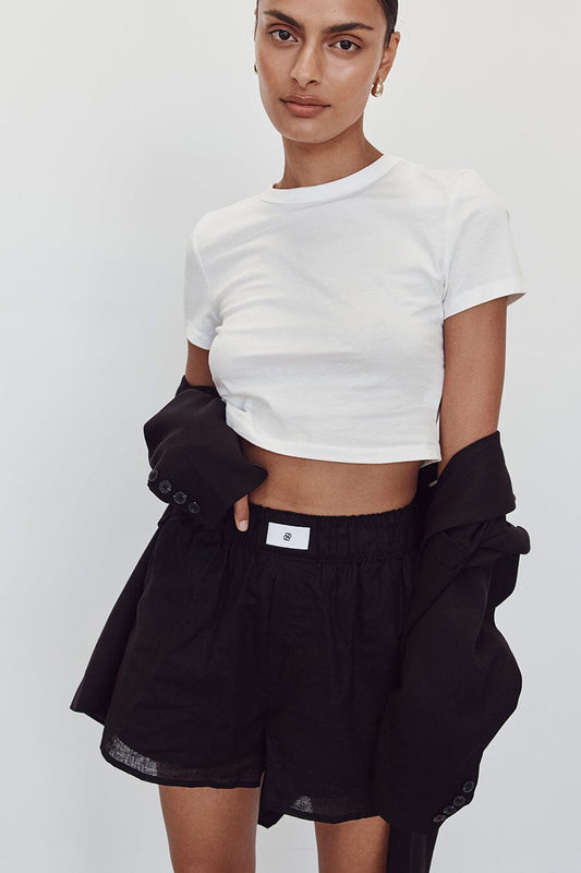 JOSEY OFF WHITE BABY TEE Clothing DISSH Boutiques XXL OFF WHITE