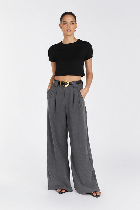 HARLEY CHARCOAL WOOL BLEND PANT Clothing DISSH Boutiques 14 CHARCOAL