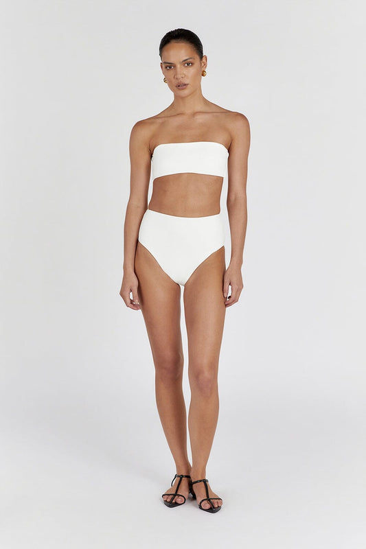 CALLIE OFF WHITE HIGH WAISTED BRIEF Clothing DISSH Boutiques XXL OFF WHITE