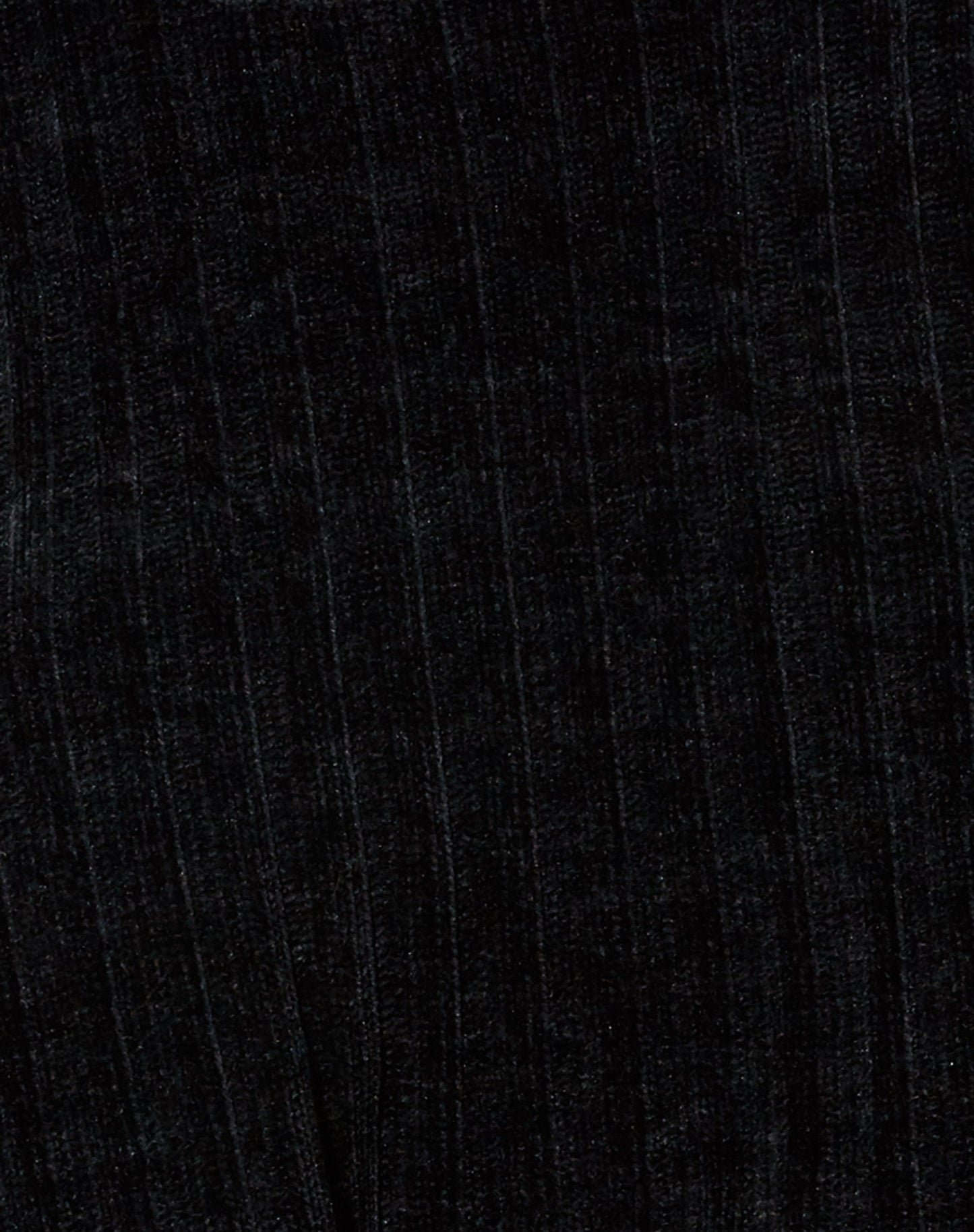 Evie Cropped Jumper in Chenille Black