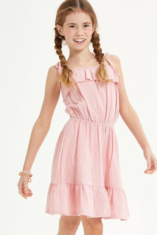 Gauze Sundress, Blush