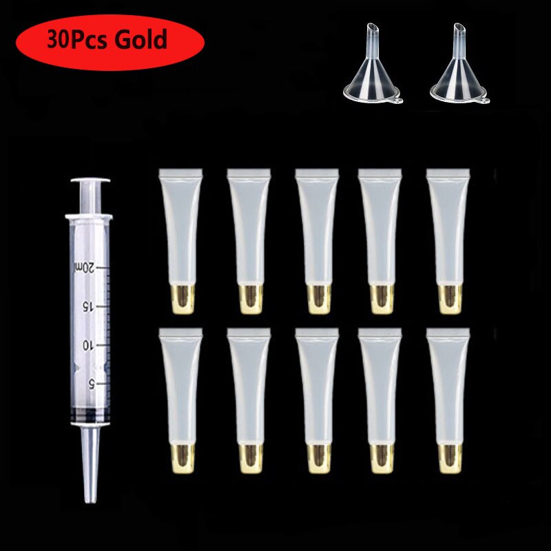 50PCS 15ML Empty Lip Gloss Tubes Containers