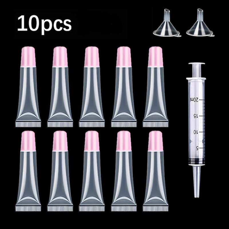 50PCS 15ML Empty Lip Gloss Tubes Containers
