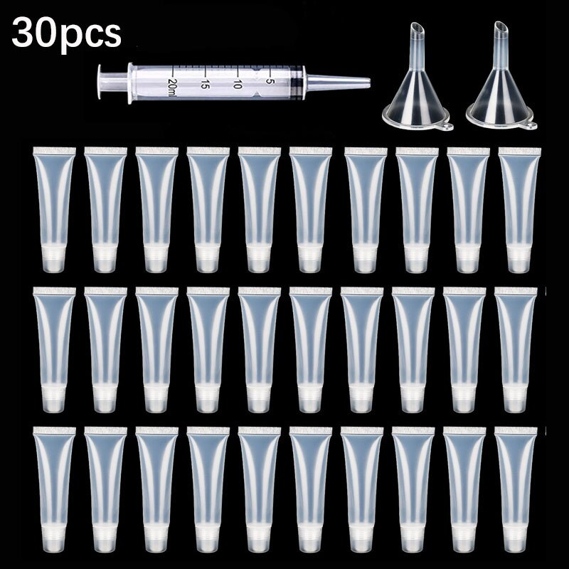 50PCS 15ML Empty Lip Gloss Tubes Containers