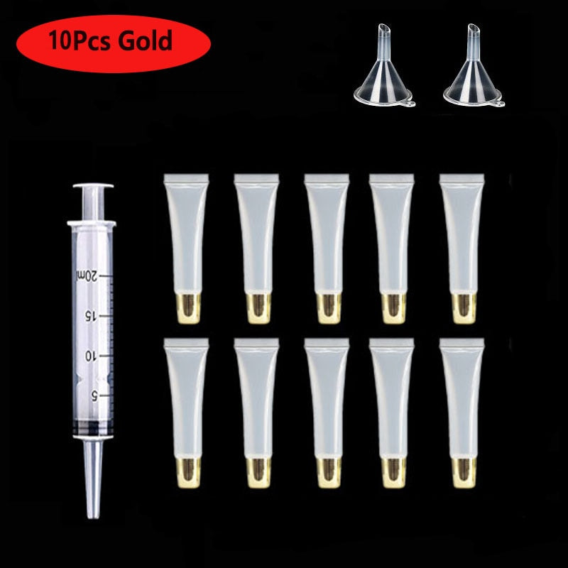 50PCS 15ML Empty Lip Gloss Tubes Containers