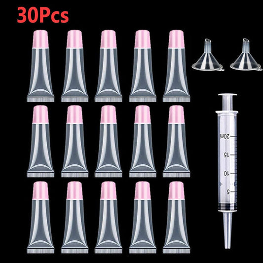 50PCS 15ML Empty Lip Gloss Tubes Containers