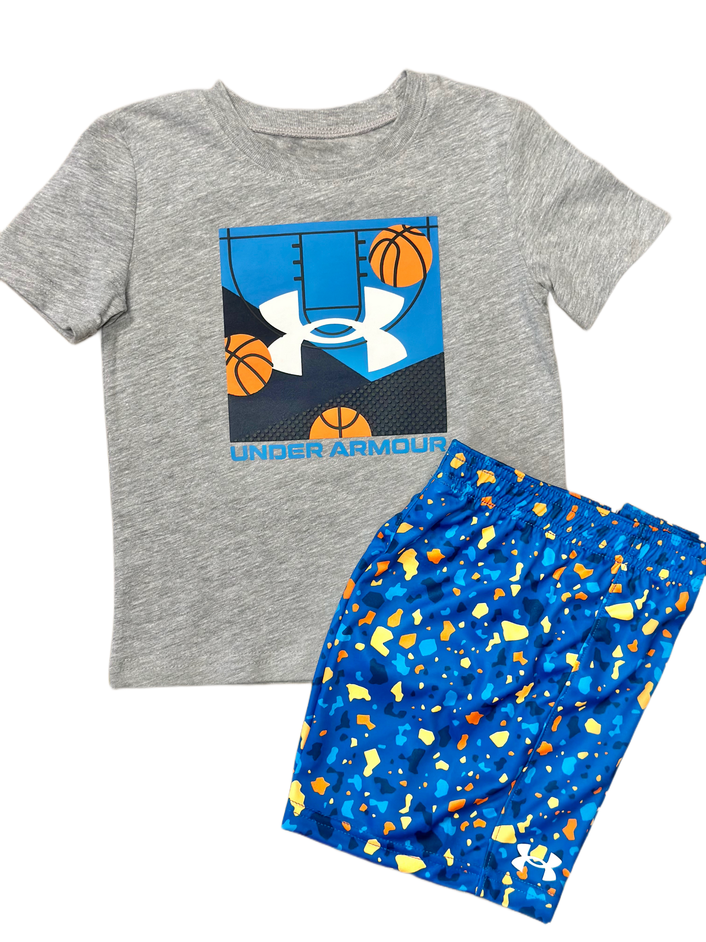 UA Future Baller SS Tee, Gray