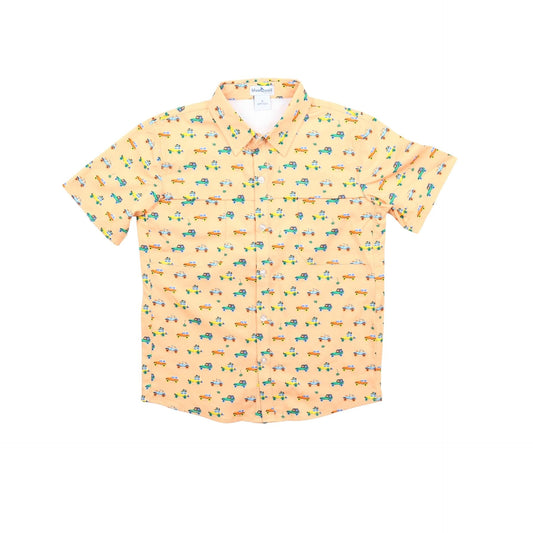 Road Trip Printed Short Sleeve Shirt