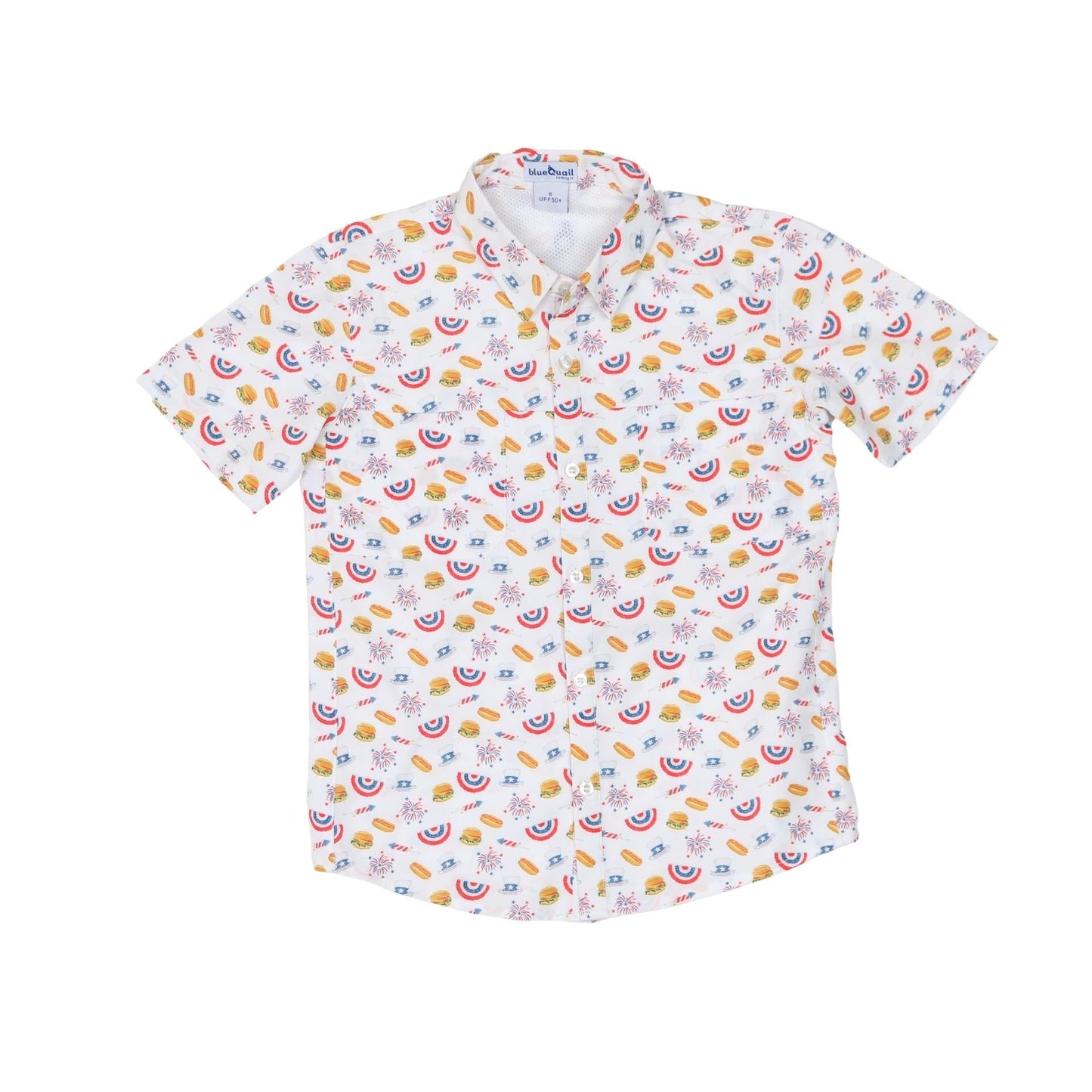 Independence Day Print Short Sleeve Shirt