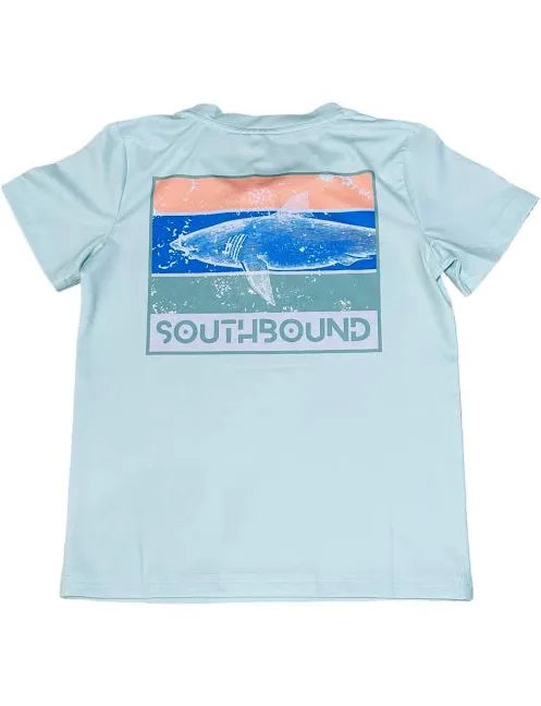 Performance SS Tee, Colorblock Shark