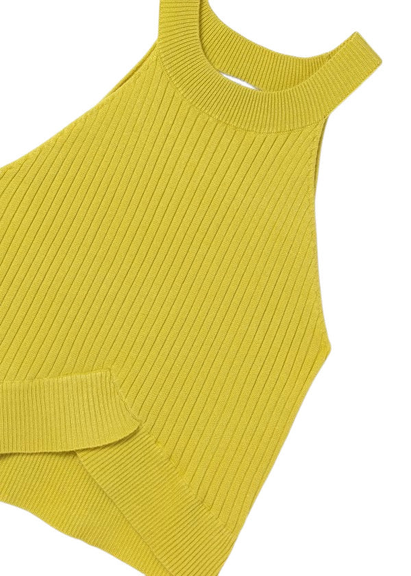 Lizo Ribbed Halter Sweater