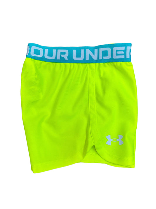 UA Play Up Short, Hi-Vis Yellow