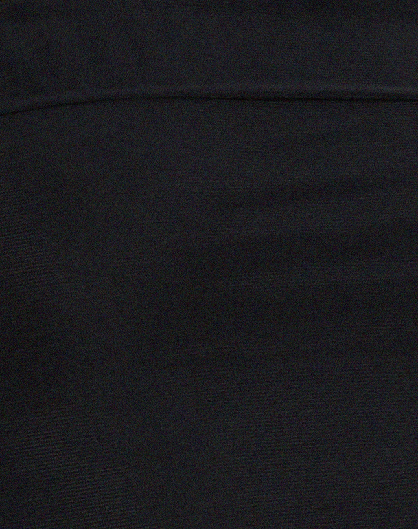 Nagini Long Sleeve Bardot Crop Top in Black