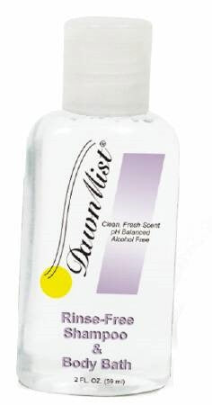 DawnMist® Rinse-Free Shampoo and Body Wash, Scented, Flip Top Bottle
