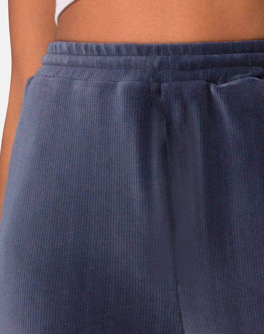 Obeli Trouser in Rib Charcoal