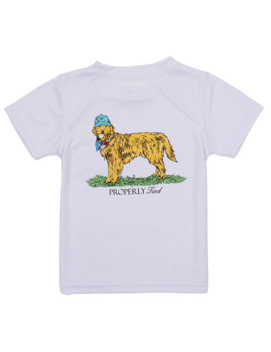 Boys Performance SS Tee, American Pup