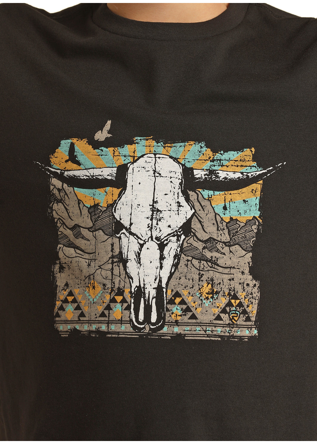 Panhandle Kids Black Desert Skull Tee