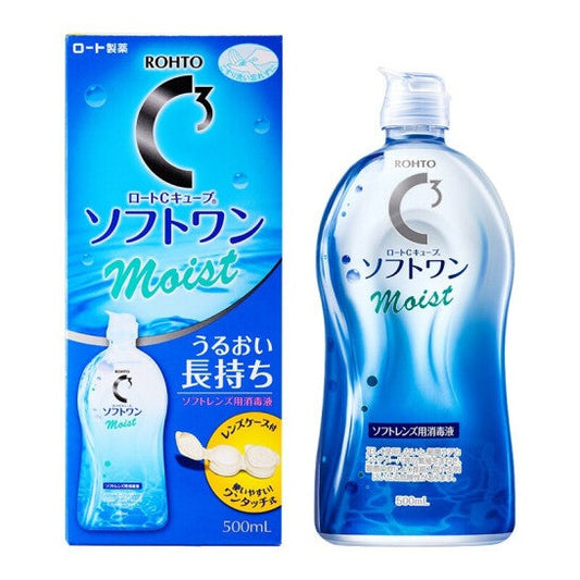 ROHTO C3 Softone Moist Contact Lens Solution 500ml