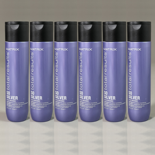MATRIX Lot of 6 Total Results So Silver Color Obsessed Shampoo 10.1 fl oz (New)