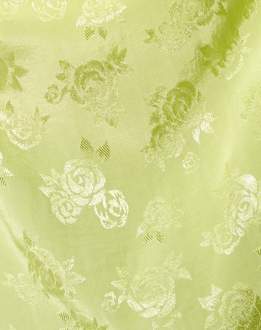 Taelsa Shirt in Satin Rose Lime