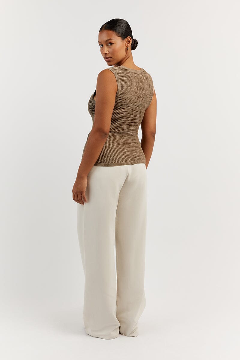 OPHELIA MOSS CROCHET TANK