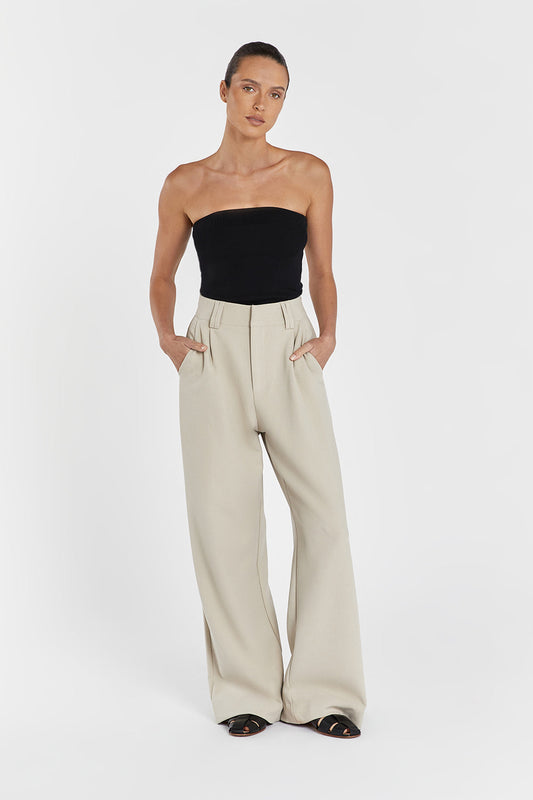 VERA BLACK KNIT BANDEAU TOP Clothing DISSH Boutiques L BLACK