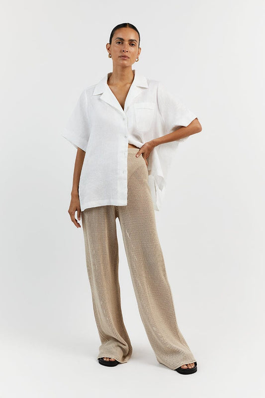 OPHELIA STONE CROCHET PANT