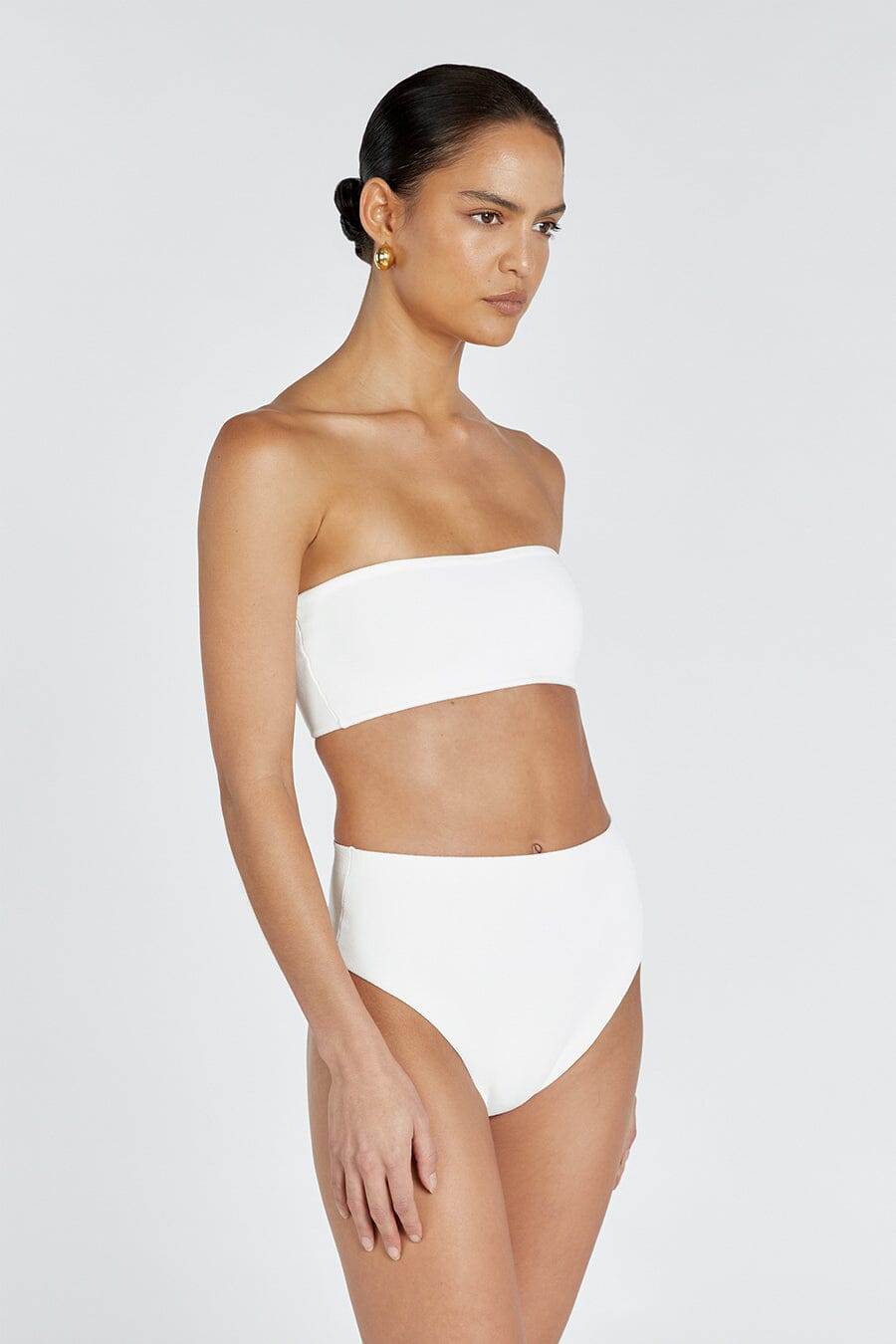 BASE OFF WHITE HIGH WAIST BRIEF