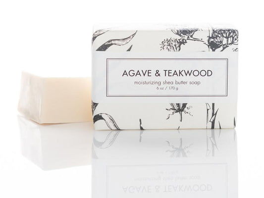 Shea Butter Bath Bar, Agave & Teakwood