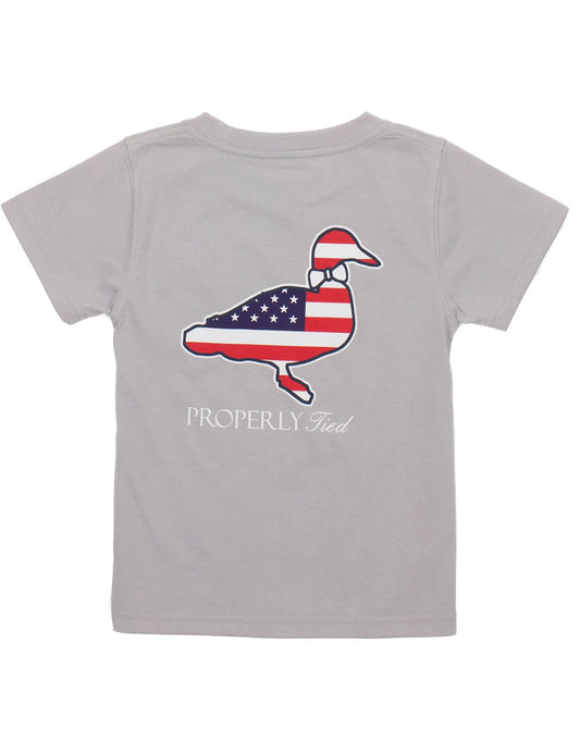 LD SS Americana Logo, Ice Grey