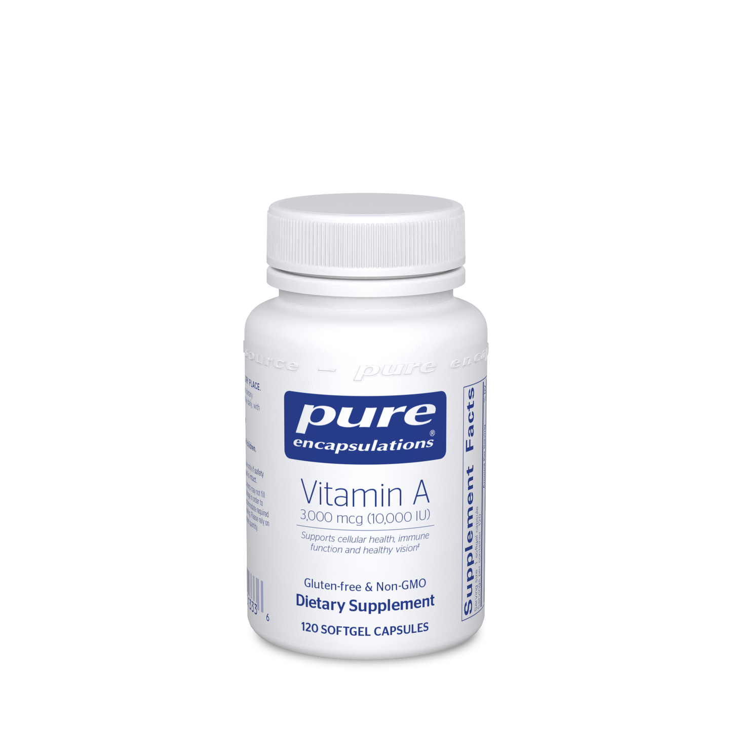 Pure Encapsulations Vitamin A 10,000 IU 120 gels
