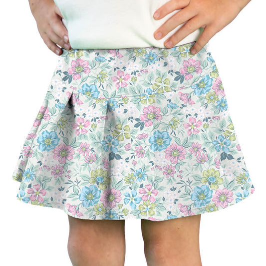 Tennis Skort, Dainty Flowers