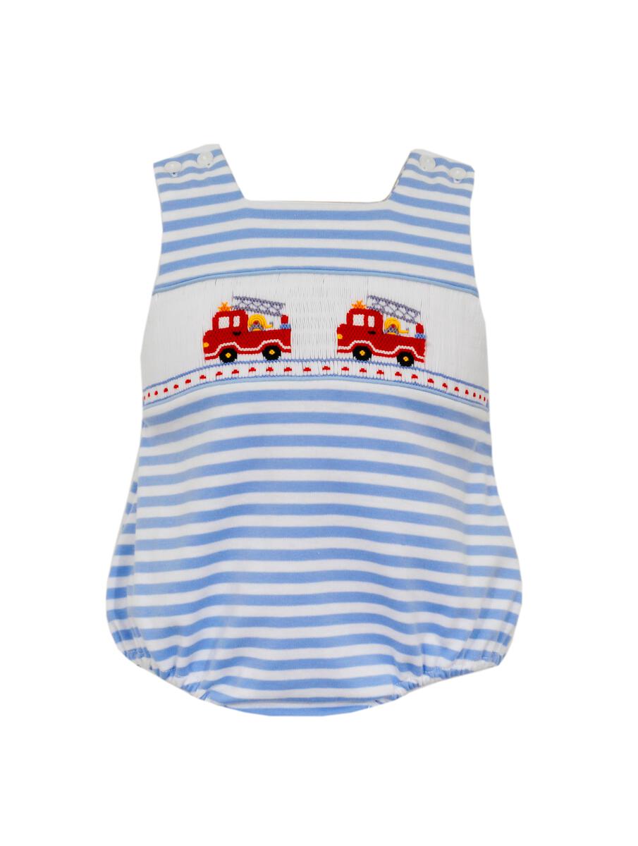 Firetruck Knit Stripe Sunbubble