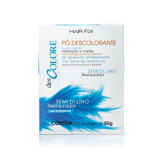 Hair Fly Powder Decolorant Discolore Semi Di Lino 50g