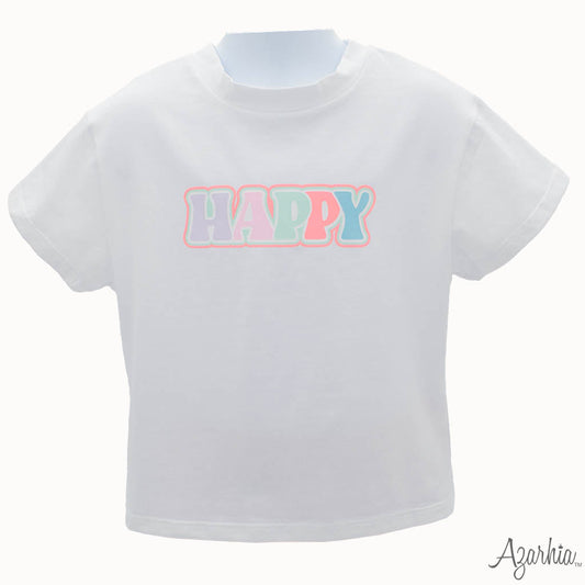 HAPPY tshirt, Pastel