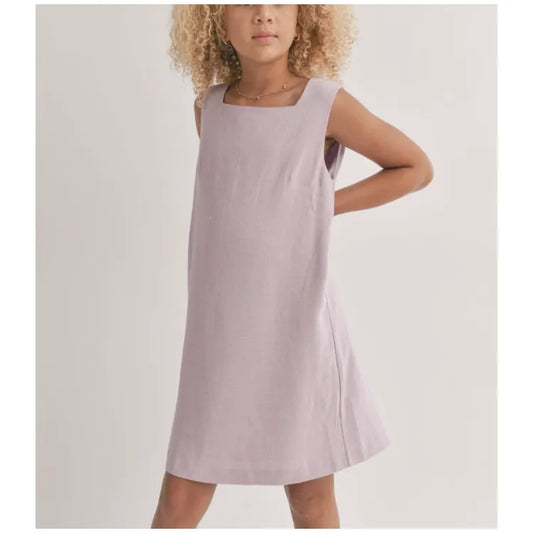 Lavender La Luna Back Cutout Mini Dress