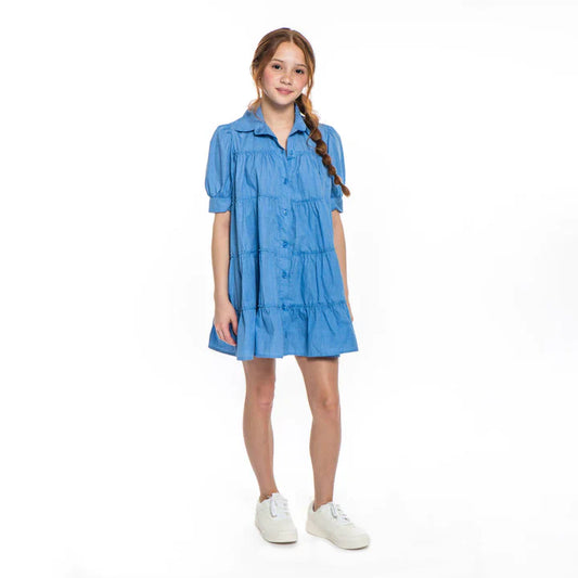 Lola Dress, Blue Paradise