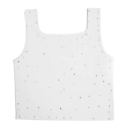 Mia Glam Tank, White