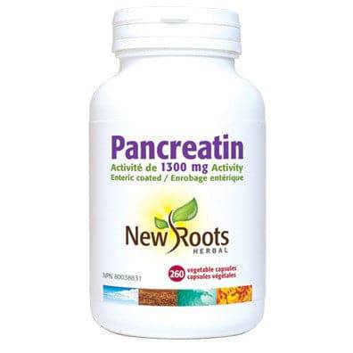 New Roots Herbal Pancreatin 1300mg Activity