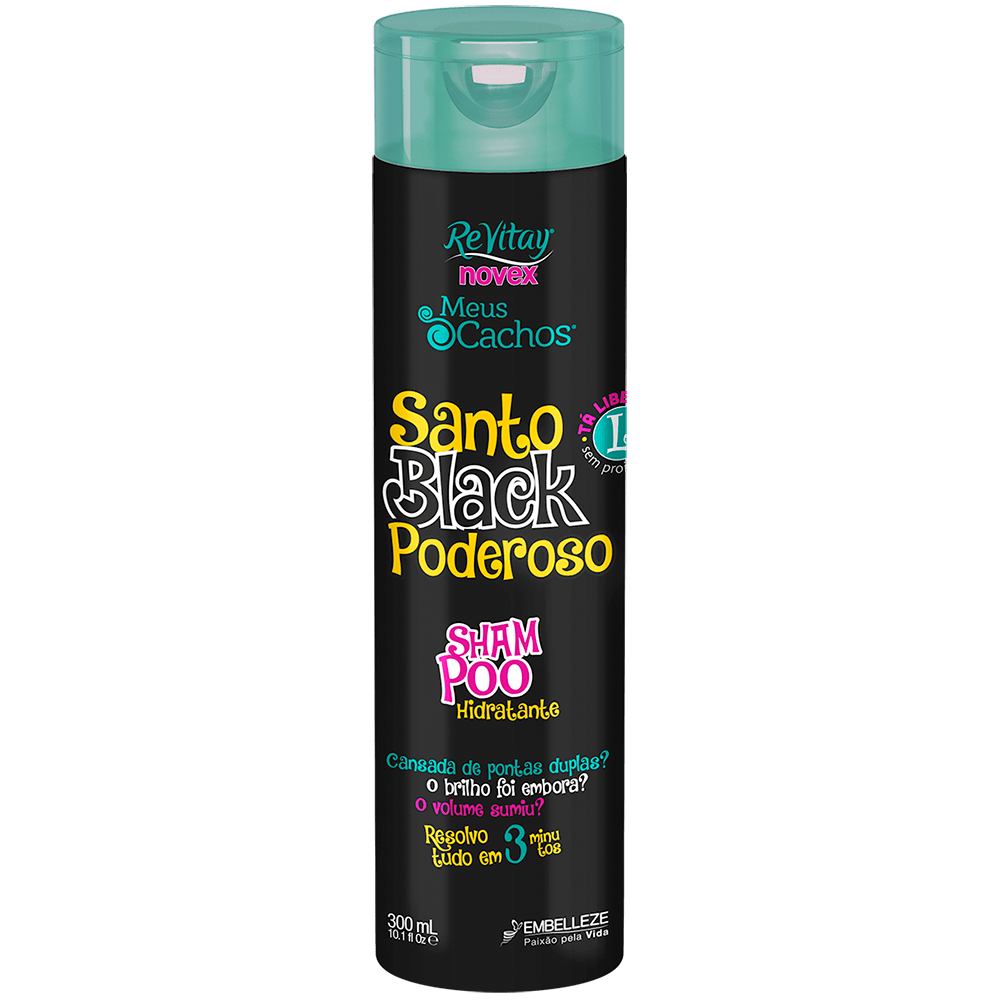 Novex Shampoo My Cachos Santo Black Powerful 300ml