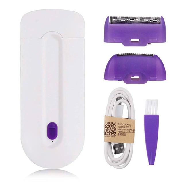 Usb recarregável feminino depilador portátil ferramenta de remo??o