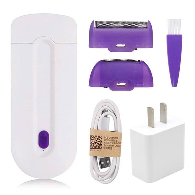 Usb recarregável feminino depilador portátil ferramenta de remo??o
