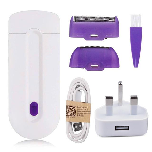 Usb recarregável feminino depilador portátil ferramenta de remo??o