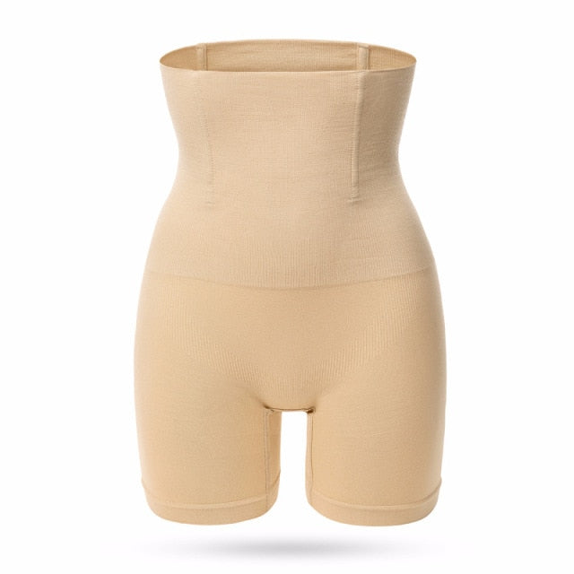 Women's Postpartum High Waist Hip Shaping Belly Pants Shorts Breathable Body Shaping