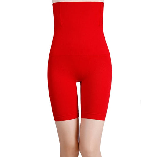 Women's Postpartum High Waist Hip Shaping Belly Pants Shorts Breathable Body Shaping