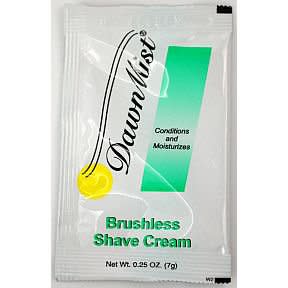 DawnMist® Shaving Cream 0.25 oz. Individual Packet, 100/BX
